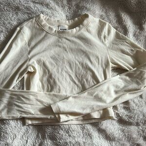 Pink Cropped Long sleeve